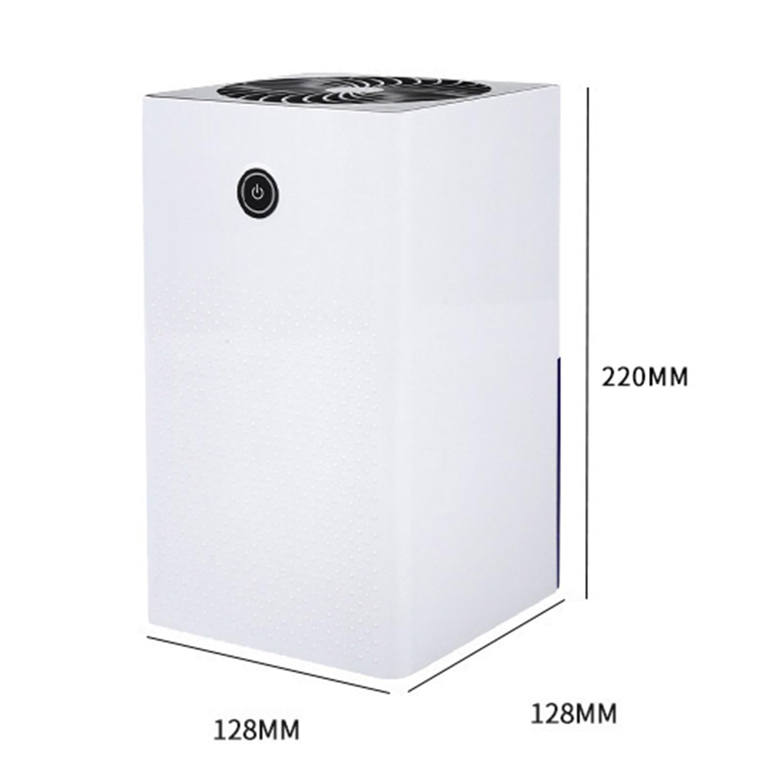 Dehumidifier - has a transparent 1-liter water tank, is quiet in use, and has an automatic shut-off function. It is suitable for indoor spaces such as basements, bathrooms, campers, and wardrobes. - Image 2