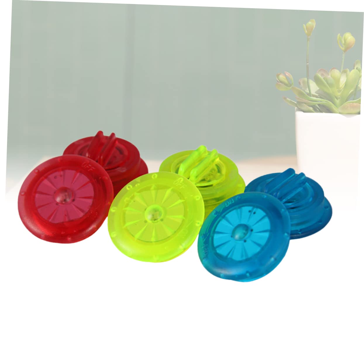 Running lights - Bicycle lights - LED Clip - Dog light - Spoke lights - Running light - Walking lights - Signal light - For running & cycling - Red - Blue - Green - 6 pieces - Image 1