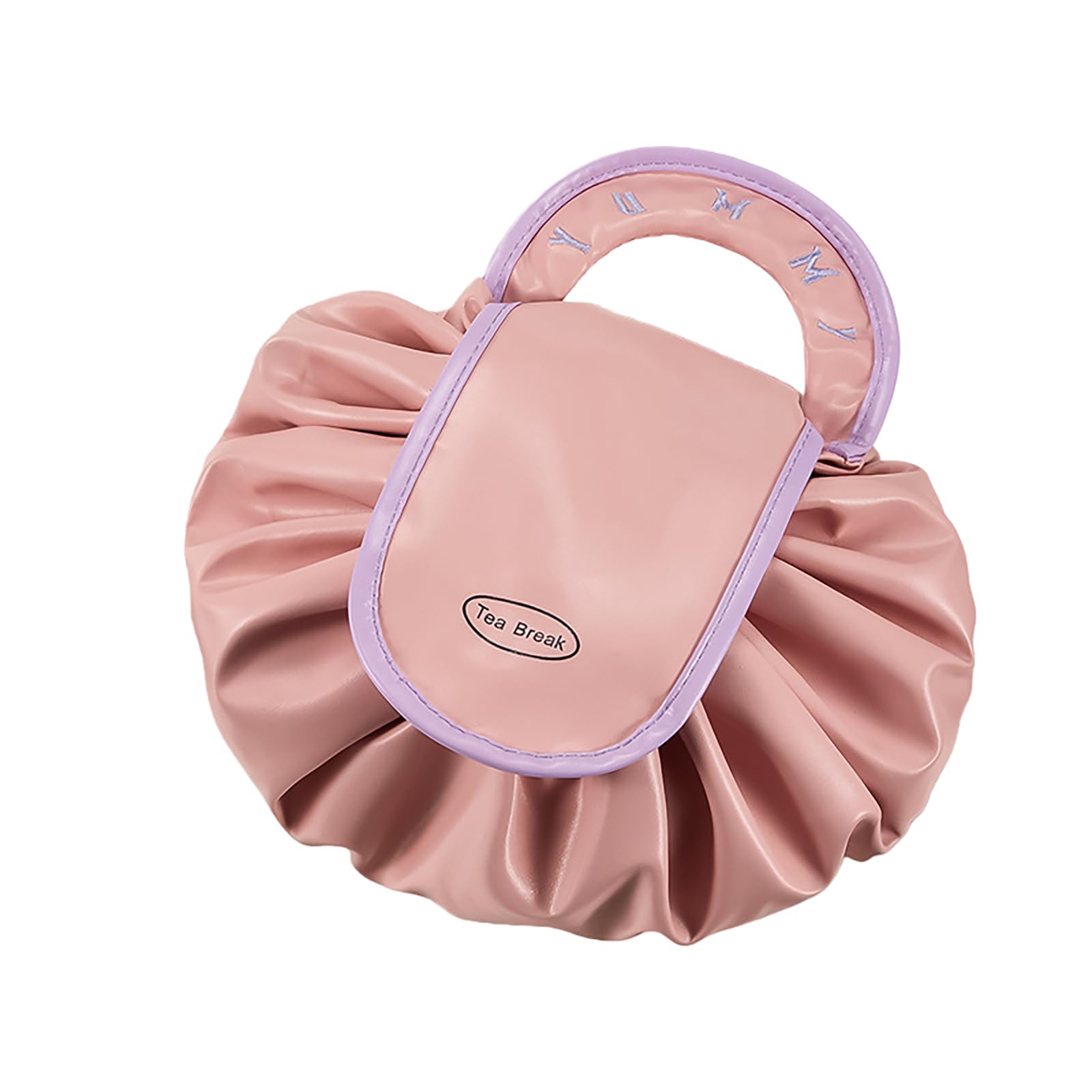 Make up bag-Portable Cosmetic Bag-Large Capacity Organizer-With Drawstring & Handle-Waterproof Toiletry Bag-Suitable for Gym-Beach-Business Trips - Image 1