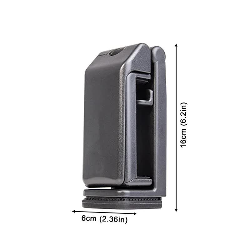 Phone Holder Desk - Tablet Holder - Smartphone Stand - Foldable - Adjustable - Universal - Desk Accessories - Phone Stand - Compact - Travel - Black - 1 piece - Image 2