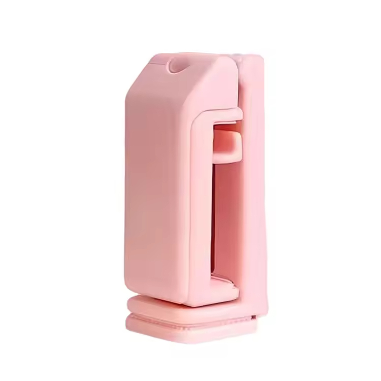 Airplane Phone Holder - Phone Stand Desk - Table - Cell Phone Holder - Stand - 360 Degree Rotatable - Travel - Suitable for Tabletops and Trays - Pink - Image 1