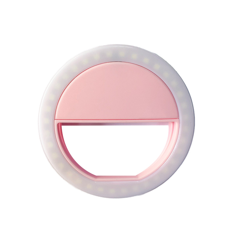 LED Ring Light 85mm - Universal & Adjustable - Selfie Ring Light for Phone - Selfie Ring Light for Streaming - Makeup Lamp Round Light - Portable Ring Light - Cheap Studio Lamp - Image 1