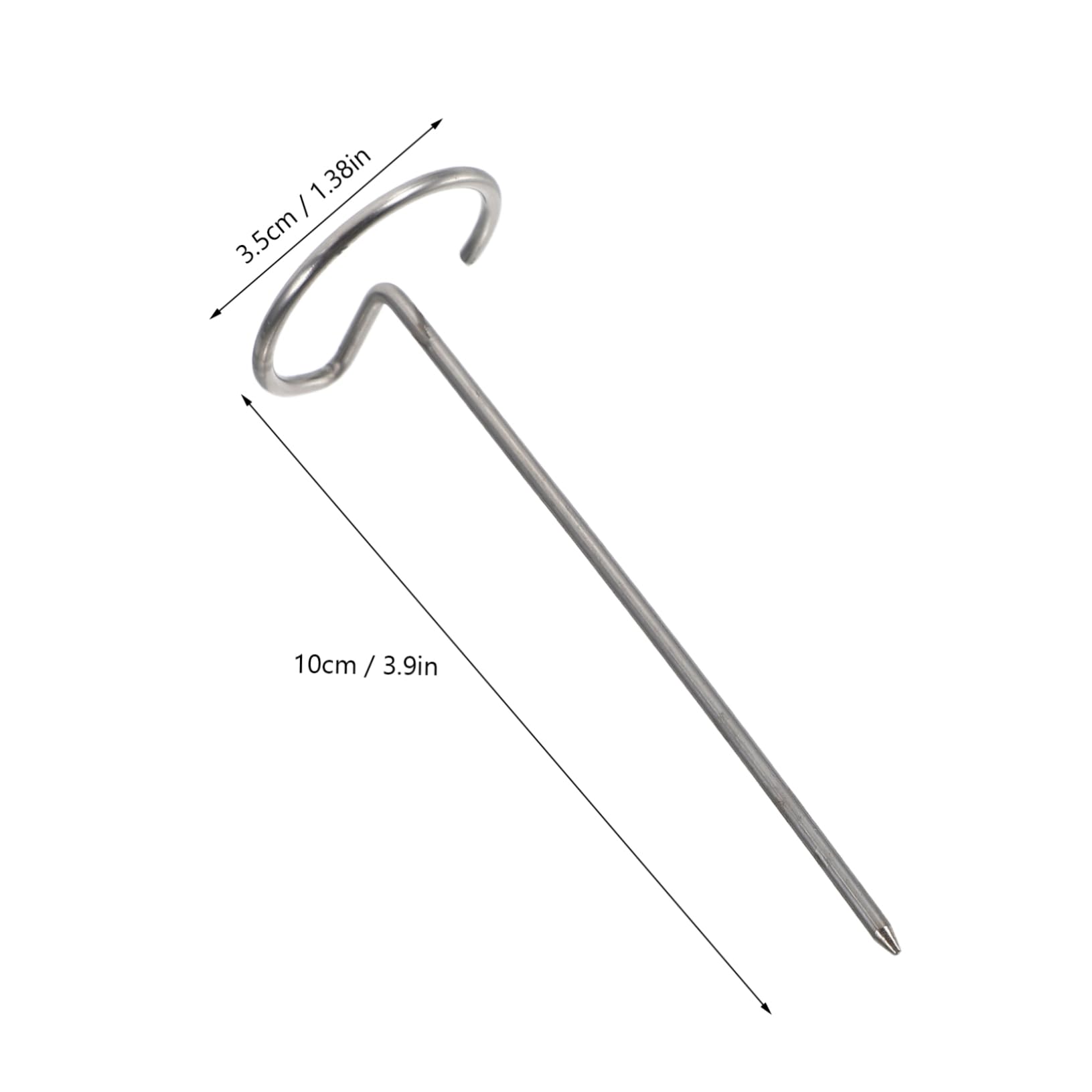 BBQ Skewers - Meat Pins - Satay Sticks Stainless Steel - Barbecue Accessories - Shashlik Skewers - Grill Skewers - Kebab Skewers - Reusable - Stainless Steel - Metal Skewers - 10 pieces - Image 2