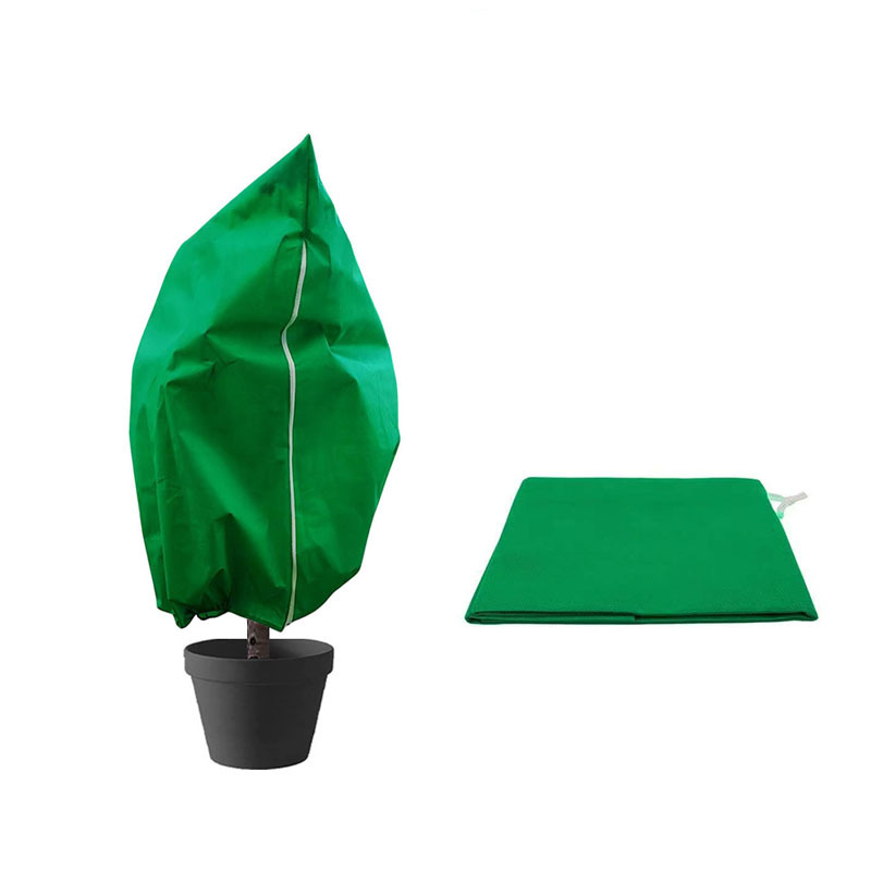 Winter Plant Cover - Protective Cover - Frost Protection - Plant Cover - Fleece - Olive Tree Cover - Palm Tree Protection - With Zipper and Drawstring - Breathable Material - Winter Protection - Cold Resistant - Garden Plants - Green - Frost Cover - 1 Pie - Image 1