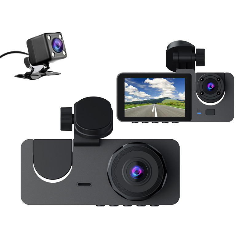 Car Dashcam - 120-degree viewing angle - Night vision - Full HD video - Super compact - Parking mode - Loop recording - Collision detection - Rear view camera - 3.0-inch TNT screen - Car Dashcam - Image 1