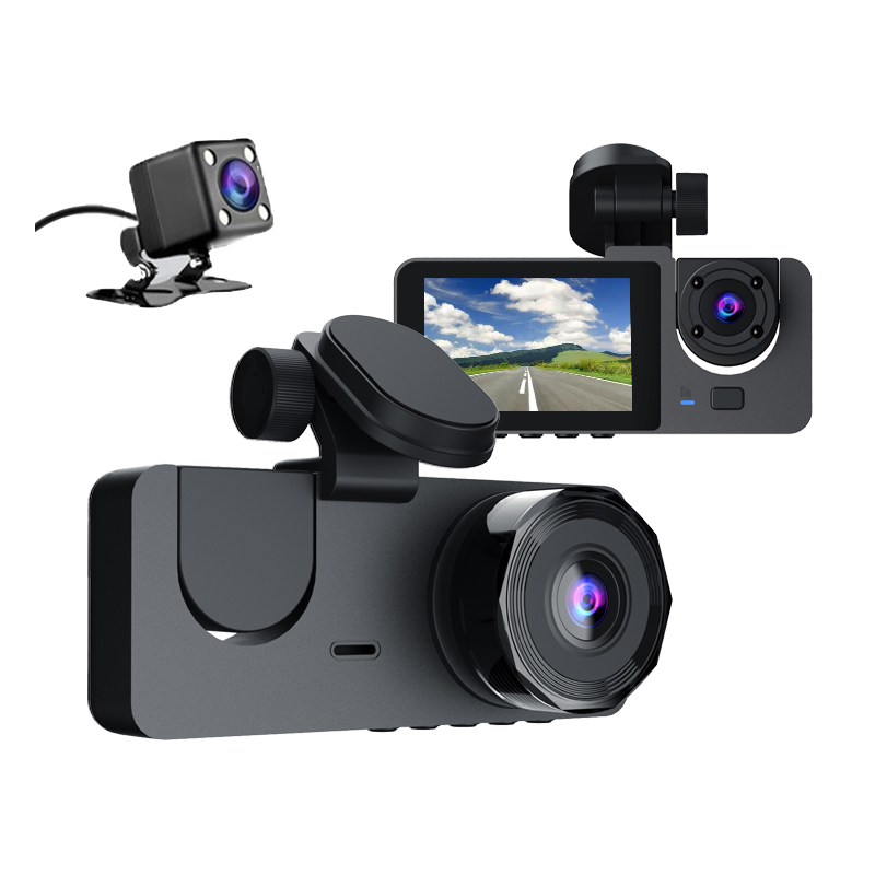 Car Dashcam - 120-degree viewing angle - Night vision - Full HD video - Super compact - Parking mode - Loop recording - Collision detection - Rear view camera - 3.0-inch TNT screen - Car Dashcam - Image 4