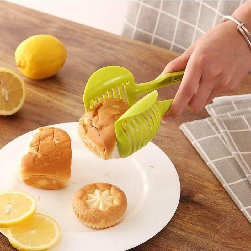 Onion Cutter - Tomato Cutter - Vegetable Cutter - Onion Comb - Cutting Aid - Potato Cutter - Kitchen Accessories - Lemon Cutter - Vegetable Holder - Fruit Cutter - Handy Kitchen Tools - Cutting Tools - Green - 1 Piece - Image 7