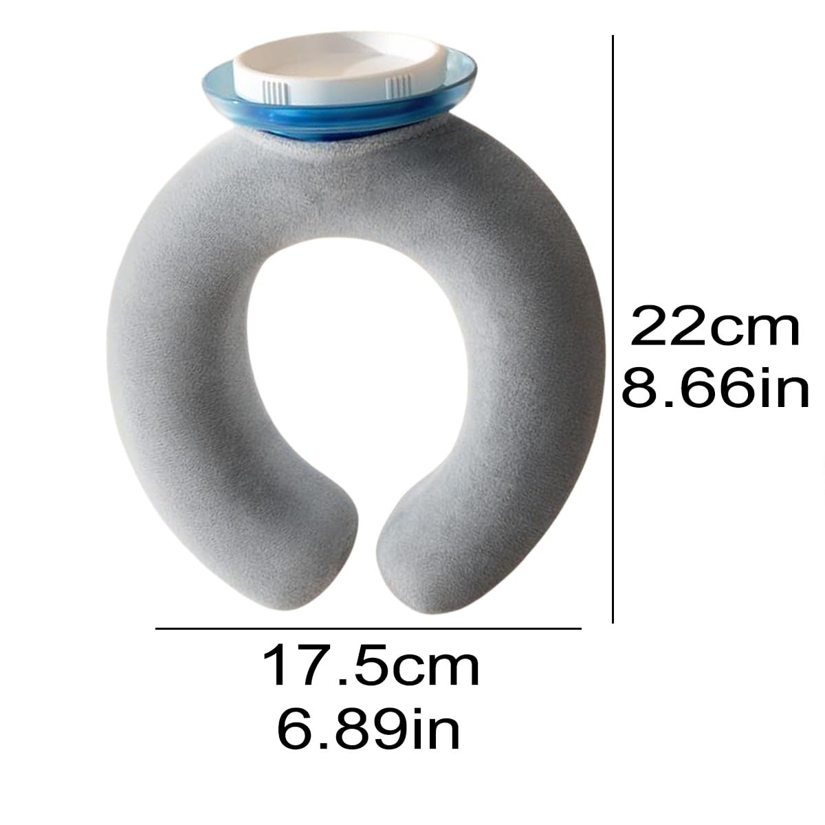 Neck warmer - Shoulder warmer - Hot water bottle - U-shaped hot water bottle - Neck warmer - Hot water bottle - Hot water bottle with cover - Shoulder warmer - Neck pillow - Heating cushion - Soft hot water bottle - Relaxation - Bedside hot water bottle - - Image 2