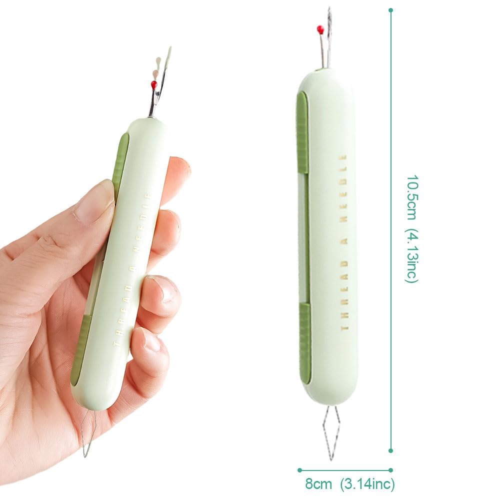 Seam ripper - Needle threader - Sewing supplies - Seam opener - Needle threader - Sewing supplies - Seam ripper - Needle threader - Clothing repair - Sewing tools - Sewing accessories - Embroidery - Sewing box filling - Needle and thread - Multicolor - 3 - Image 2