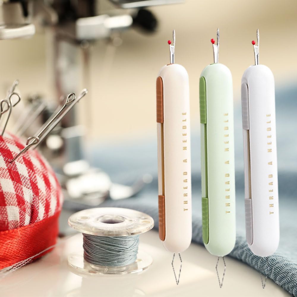 Seam ripper - Needle threader - Sewing supplies - Seam opener - Needle threader - Sewing supplies - Seam ripper - Needle threader - Clothing repair - Sewing tools - Sewing accessories - Embroidery - Sewing box filling - Needle and thread - Multicolor - 3 - Image 8