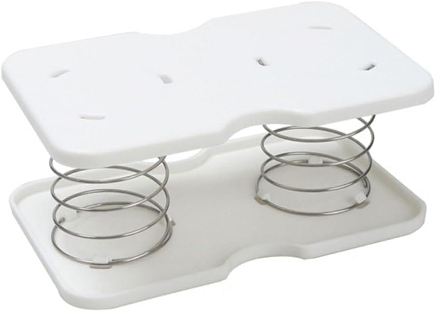 10 pcs Tissue Box Spring - Tissue Holder - Tissue Box Lift - Tissue Box Base Support - Tissue Dispenser - Spring Holder - Napkin Holder - Tissue Storage Box - Bathroom Organizer - Toilet Accessories - Kitchen Gadget - White - 1 Piece - Image 1