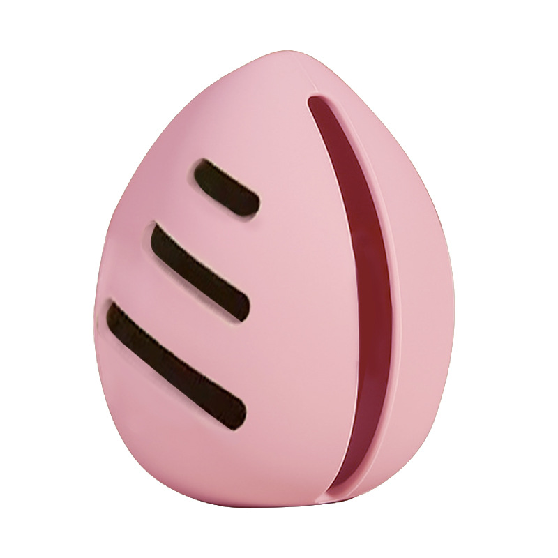 Makeup Sponge Holder - Beauty Sponge Case - Makeup Organizer - Storage Box - Makeup Egg - Travel Box - Cosmetic Accessories - Sponge Box - Gift for Women - Toiletry Bag - Protective Cover - Silicone - Nude Pink and Brown - 3 Pieces - Image 2