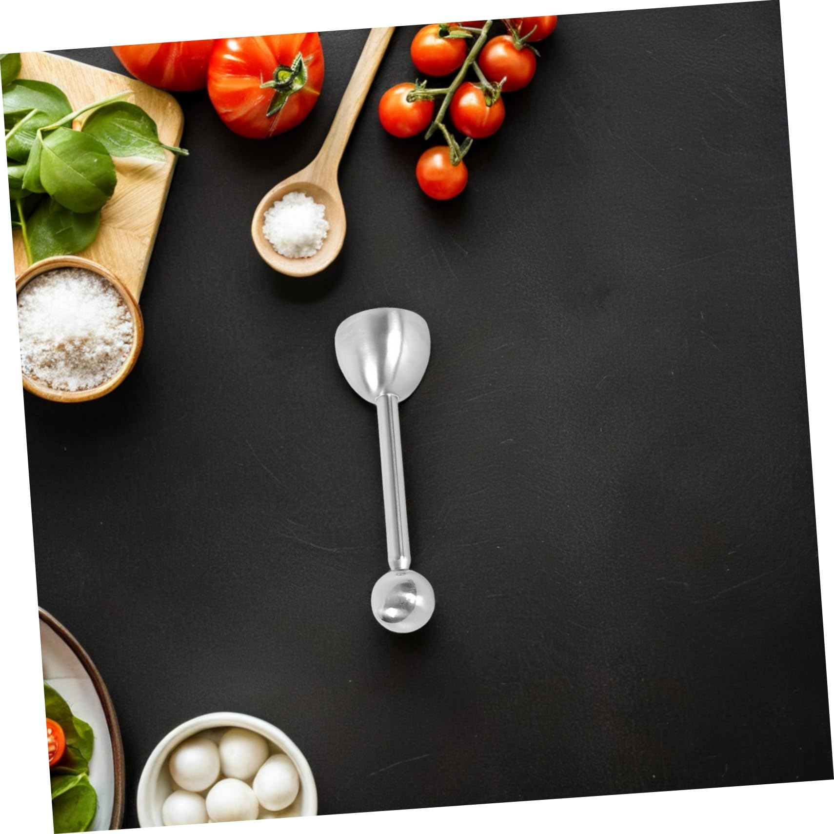 Egg Taper - Egg Cup - Egg Opener - Egg Shell Breaker - Egg Holder - Egg Cracker - Breakfast - Kitchen Utensils - Egg Beater - Kitchen Gadgets - Soft-Boiled Egg - Egg Cracker - Egg Slicer - Dishwasher Safe Stainless Steel - Silver - 2 Piece Set - Image 6