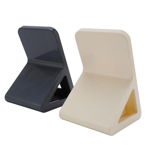 Shower stool - Footrest - Shoe bench - Shoe rack - Wall-mounted foot mat - Bath mat - Foot massager - Foot massage - Bathroom furniture - Bathroom rack - Bathroom - Toilet - Black & white - 2 pieces - Image 1