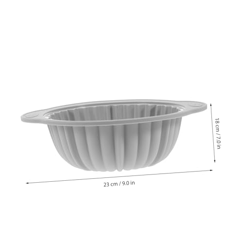 Baking - Baking supplies - Airfryer baking - Baking tray - Kitchen utensils - Baking pan - Cake molds - Silicone baking molds - Silicone baking mat - Silicone mold - Silicone kitchen utensils - Gray - Round - 1 piece - Image 2