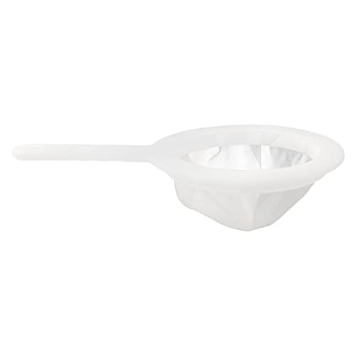 Sieve - Fine sieve - Soy milk sieve - Juicer sieve - Filter - With handle - Kitchen - Ladle - filtering coffee, juice, oil, soy milk - white - 3 pieces - Image 1