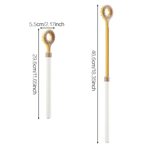 Massager - Back Massager - Telescopic Massager - Portable Massager - For Men, Women, Fathers, Mothers - Women's Gifts - Father's Gifts - Mother's Gift - Festive Gift - Christmas Gift - Yellow - 1 Piece - Image 5