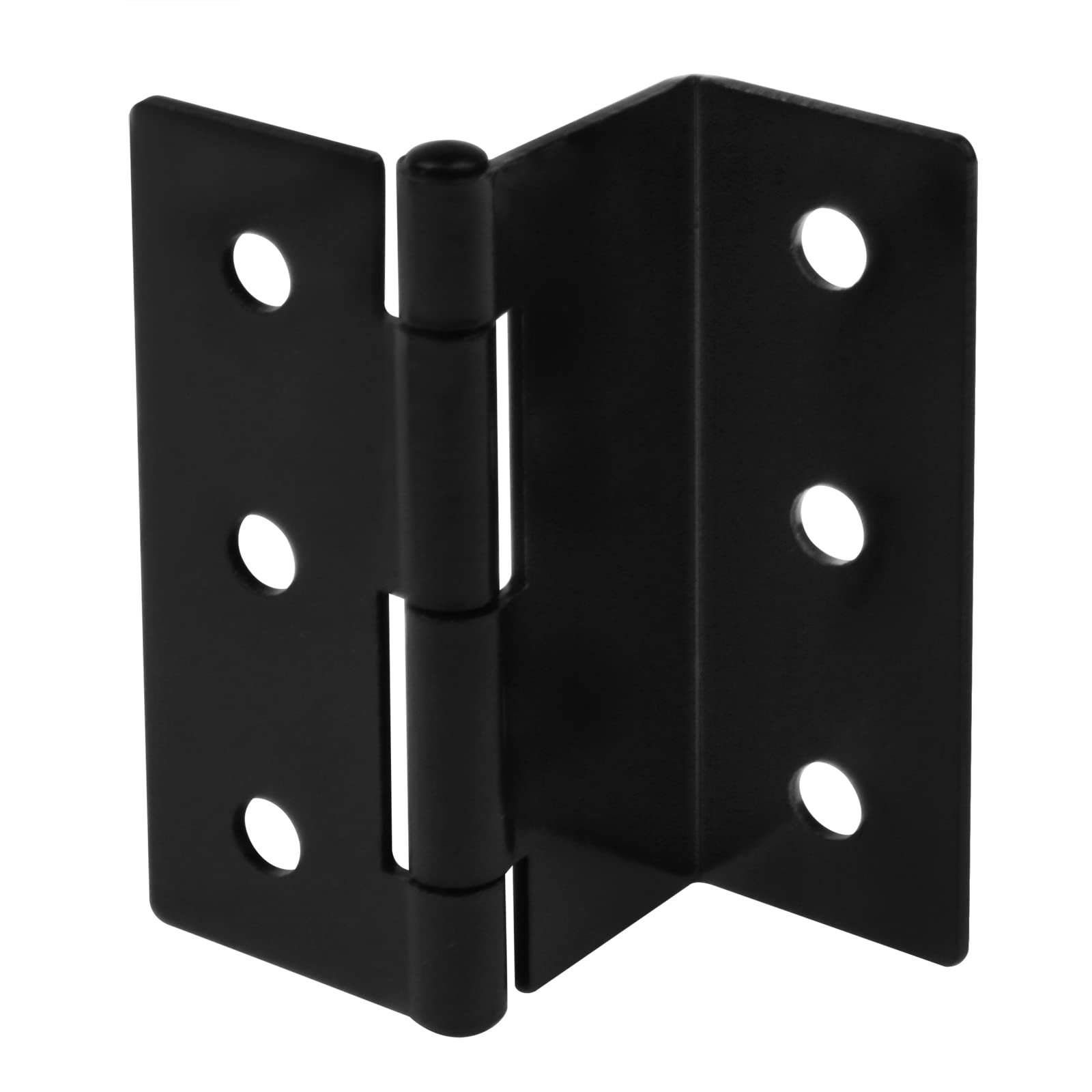 Hinges - Triple hinges - Cabinets - Kitchen cabinet - Wardrobe - Wooden cabinet - Door stopper - Cabinet - Trash can - Wardrobe - Suitcase hand luggage - Suitcase - Iron - Black - 6 pieces - Image 1