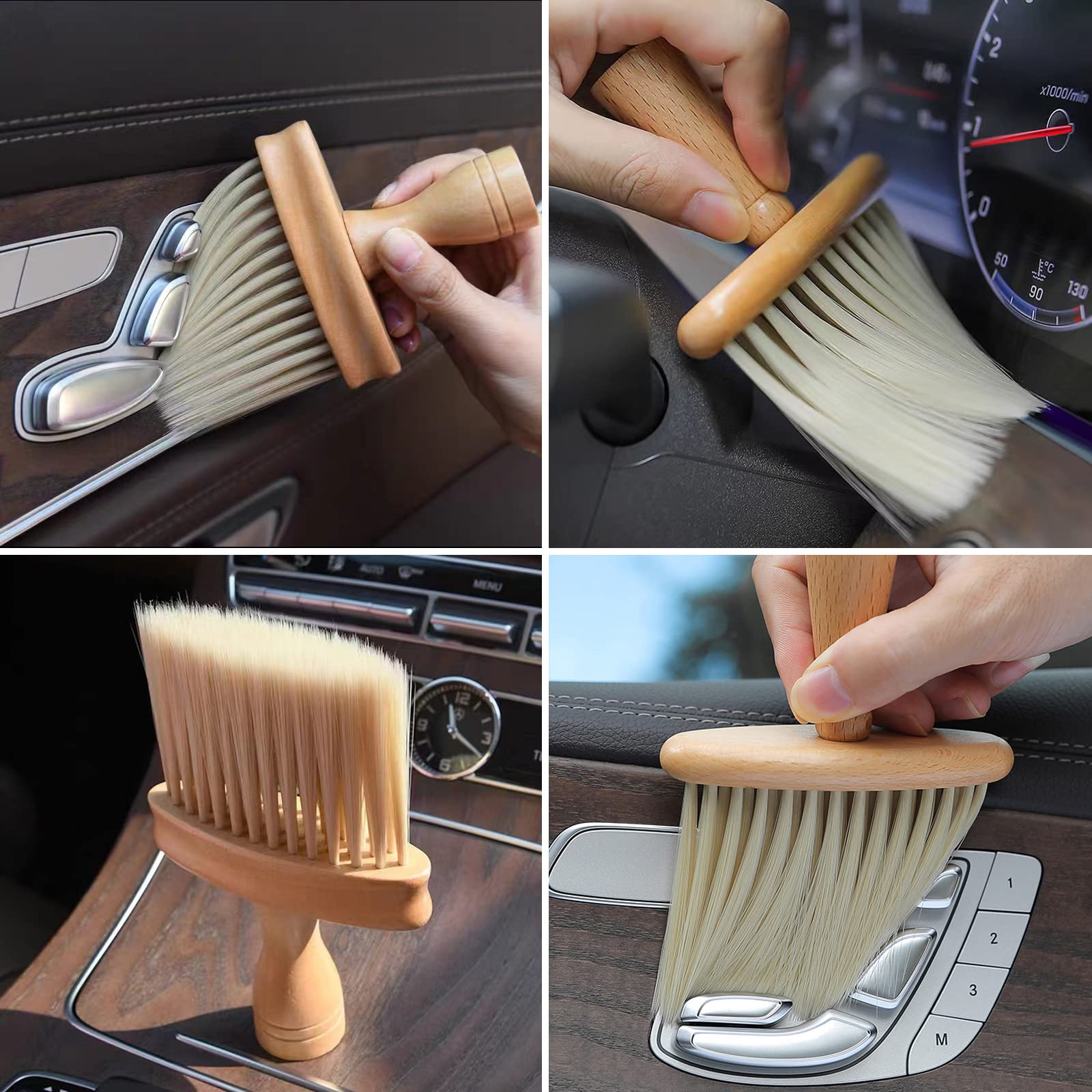 Detailing Brush - Car Interior Brush - Car Accessories - Dust Brush - Air Vent Cleaner - Car Polishing Supplies - Car Brush - Dashboard Brush - Cleaning Brush - 1 Piece - Image 5