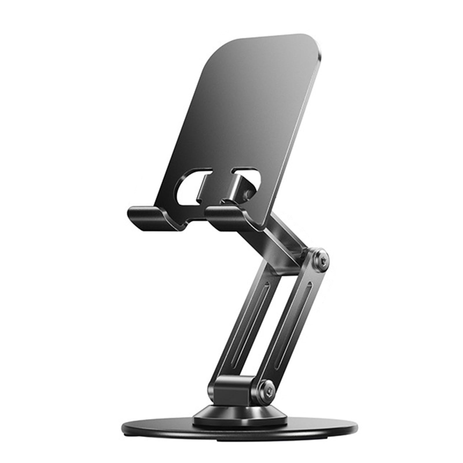 Phone Holder - Tablet Holder - Stand - Desk Accessories - Phone Stand - Smartphone Holder - Tablet Stand - Desk Gadgets - Universal Holder - Phone Support - Desk Stand - Black - 1 Piece - Image 1