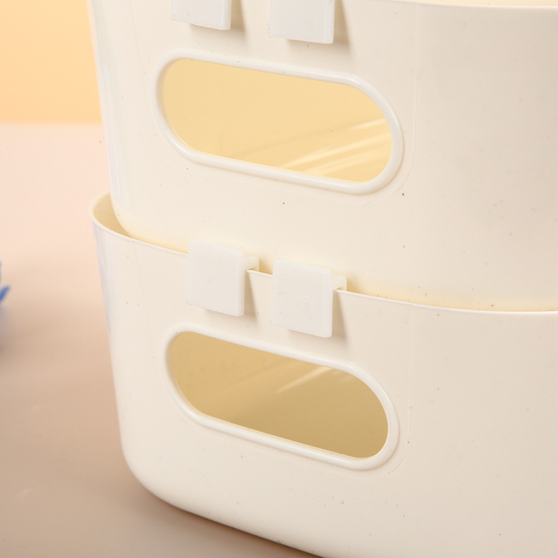 Storage Box Connectors - Stacking Aid - Storage Crate Clips - Wardrobe Organizer - Stacking Bins - Corner Clamps - Storage System - Anti-Slip - Drawer Bins Fastening - Drawer Divider Attachment - White - 20 Pieces - Image 7