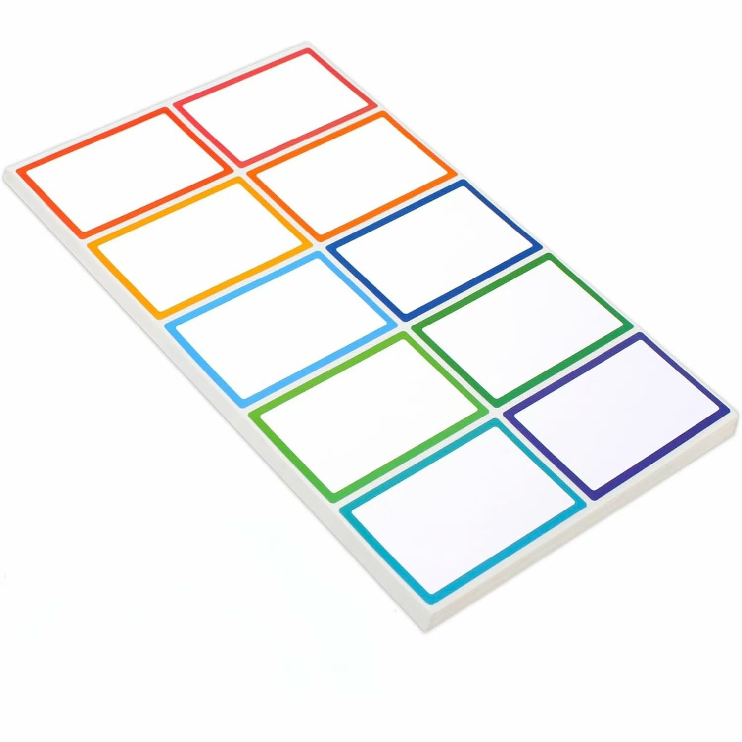 Self-adhesive labels - Name stickers - Address stickers - Stickers - Sticker sheets - Freezer labels - Labels - School supplies - Office supplies - Moving stickers - Folder labels - Writable stickers - Blank labels - Multicolor - 20 pieces - Image 1
