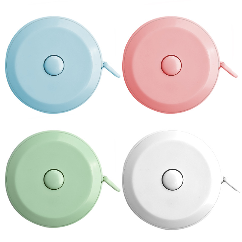 Measuring Tape - Tailor's Tape - Tape Measure - Centimeter - Body Measurement - Sewing Accessories - Roll-up - Sewing Kits - Waist Measurement - Flexible - Centimeter Tape - Sewing Supplies - 150 cm - Hobby - Multicolor - Pack of 4 - Image 1