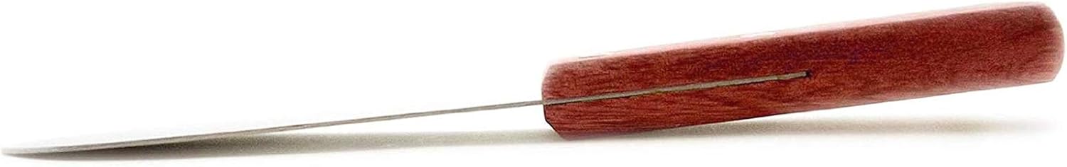 Spreading Knife - Butter Knife - Breakfast Knife - Serrated Knife - Cutlery - Cheese Knife - Snack Board - Sandwich Knife - Spatula - Stainless Steel - Wooden Handle - Kitchen Utensils - Tapas - Lunch - Sandwich Knife - Silver and Brown - Set of 4 - Image 5