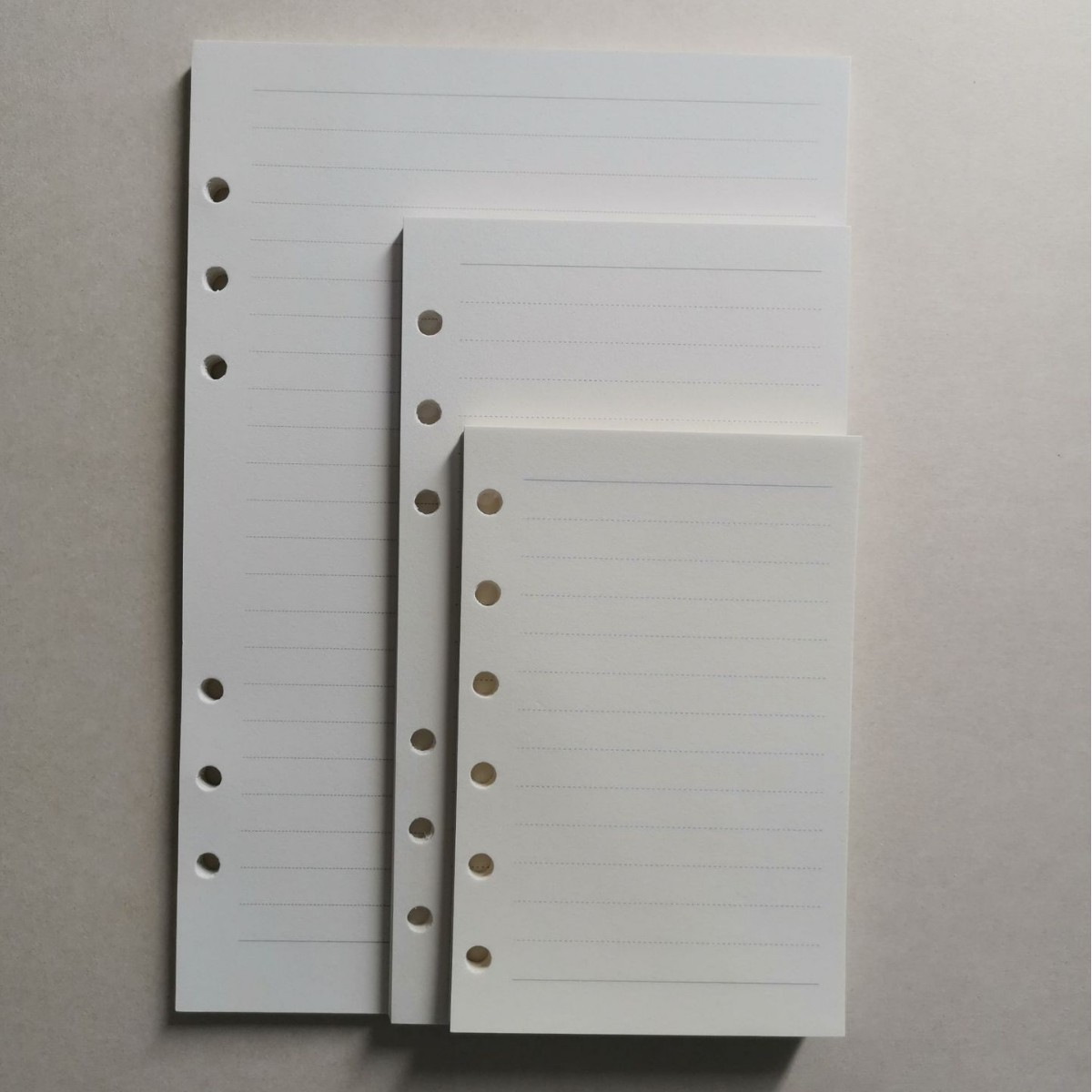 Notebook Refill A5 - Ring Binder Paper 6 Holes - Agenda Refill - Bullet Journal Paper - Refillable Notepad - Writing Paper - Planner Inserts - Office Supplies - School Supplies - Study Notes -Lined Paper - White - [数量] Pieces - Image 8