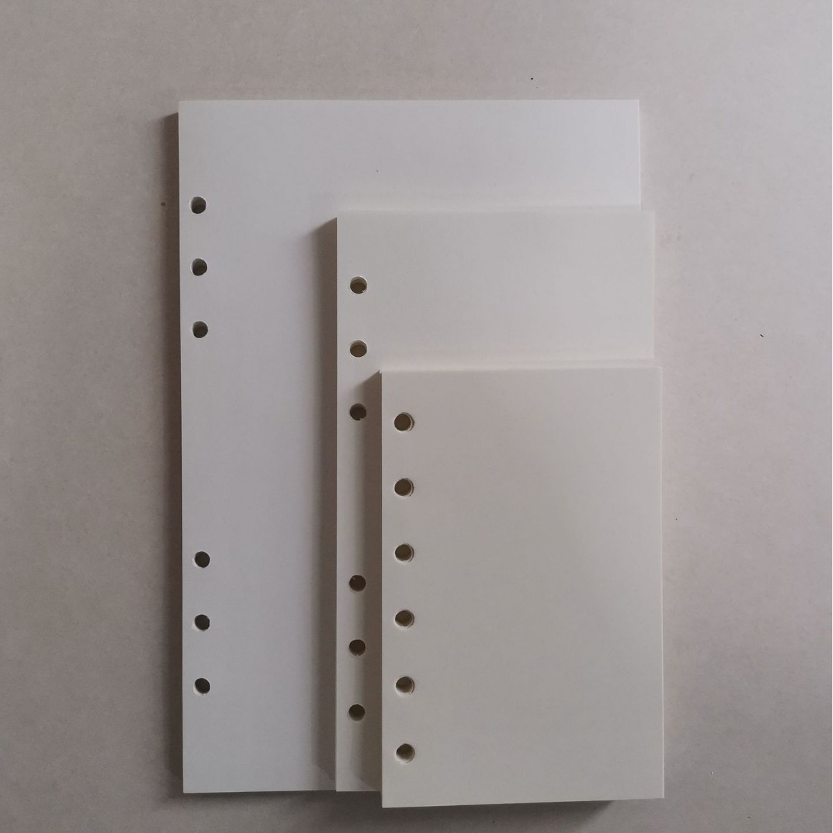 Notebook Refill A5 - Ring Binder Paper 6 Holes - Agenda Refill - Bullet Journal Paper - Refillable Notepad - Writing Paper - Planner Inserts - Office Supplies - School Supplies - Blank Sketch Paper -No Lines - White - 5 Pieces - Image 7