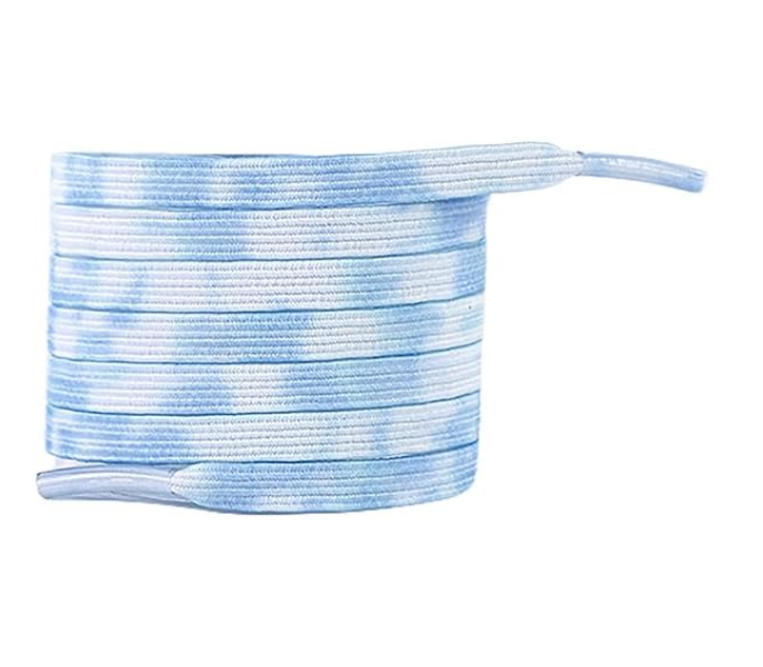 Elastic laces - Speed laces - No tie laces - Running laces - Elastic shoelaces - Lazy laces - Sports laces - Sneakers laces - No tying - Stretchy laces - No tying required - Blue Purple - 2 Pairs - Image 1