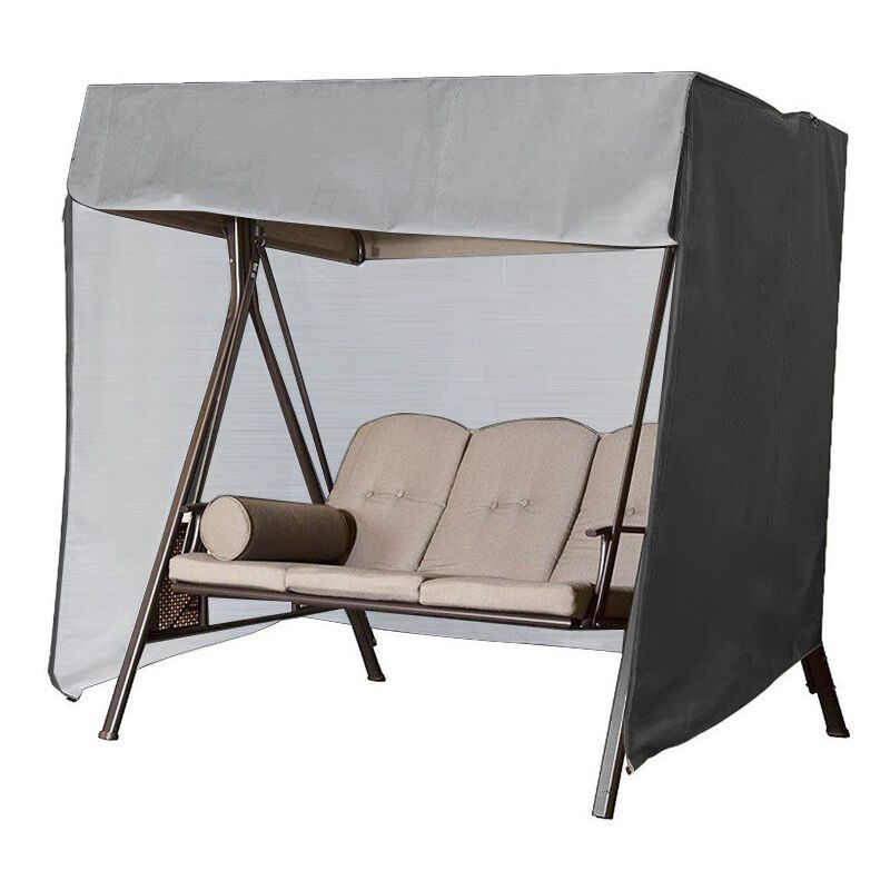 Garden Swing Cover Waterproof UV Resistant Oxford Fabric, 220 x 125 x 170 cm - Image 1