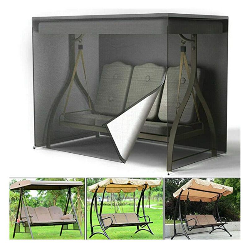 Garden Swing Cover Waterproof UV Resistant Oxford Fabric, 220 x 125 x 170 cm - Image 3