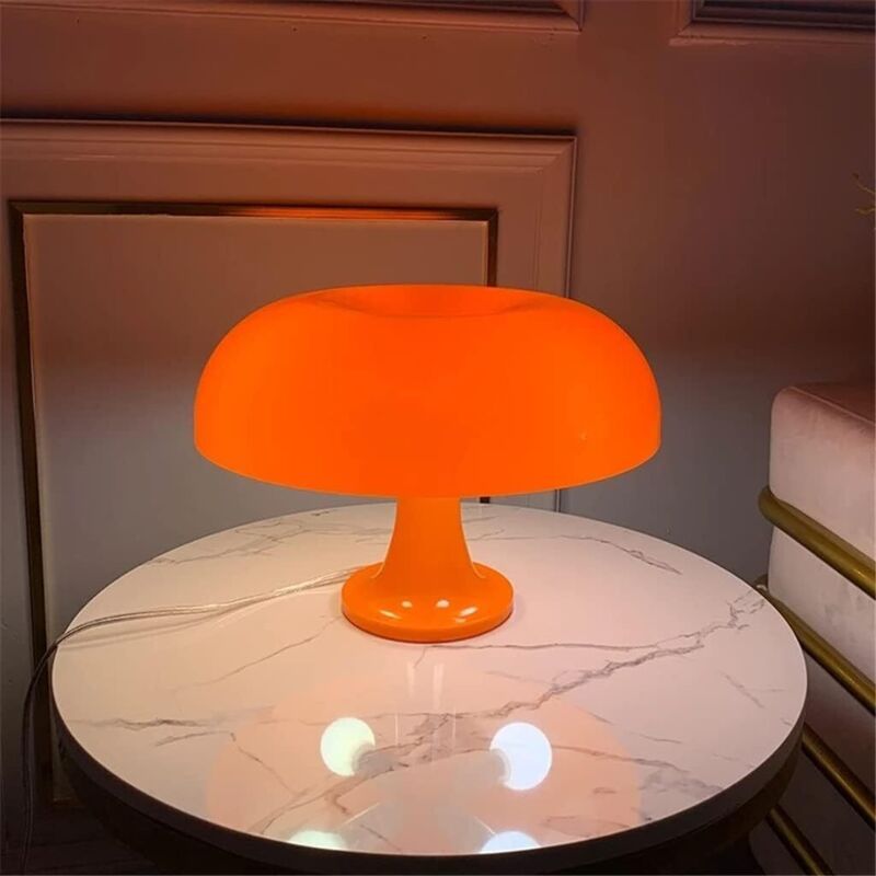 Mushroom Table Lamp LED Room Decoration Orange, 22 x 33 cm - Image 2