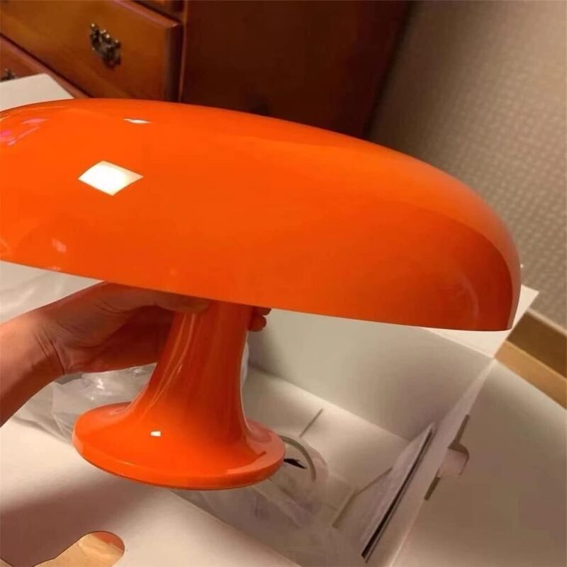 Mushroom Table Lamp LED Room Decoration Orange, 22 x 33 cm - Image 3