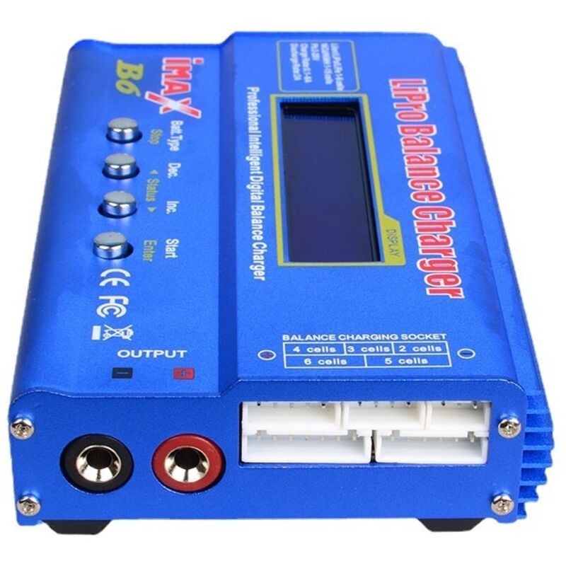 Lipo Charger 80W 6A Balance Charger for LiPo Li Ion LiFe 1-6S and NiMH NiCd 1-15S - Image 2