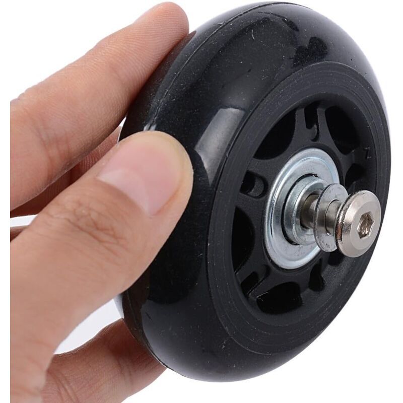 2 Pcs Suitcase Replacement Wheels Rubber Luggage Repair Kit, 45 x 18 mm - Image 3