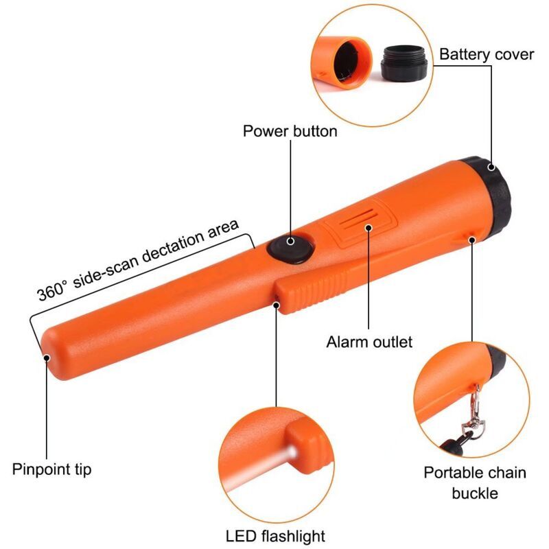 Metal Detector Pinpointer IP66 Water Resistant with Holster - Image 4