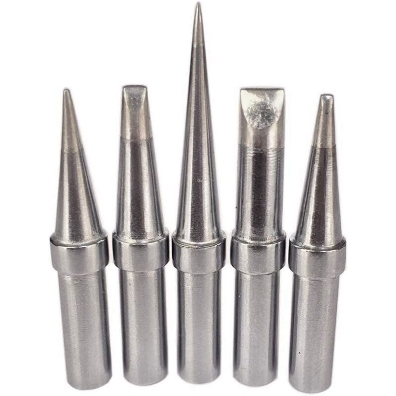 5 Pcs Replacement Soldering Iron Tips ETA ETB ETD ETS ETT Compatible with Weller WESD51 WESD50 WCC100 - Image 1