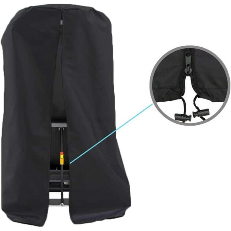 Folding Treadmill Cover with Zipper Dustproof Protective Cover, 46 x 38 - Image 2