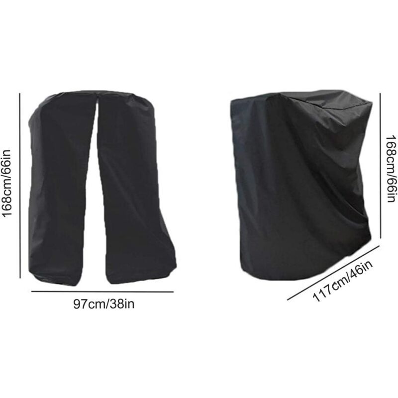 Folding Treadmill Cover with Zipper Dustproof Protective Cover, 46 x 38 - Image 4