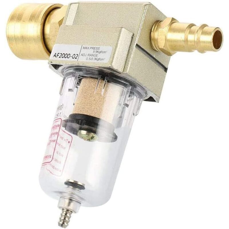 Compressed Air Water Separator Regulator Filter, 1 4 inch - Image 2