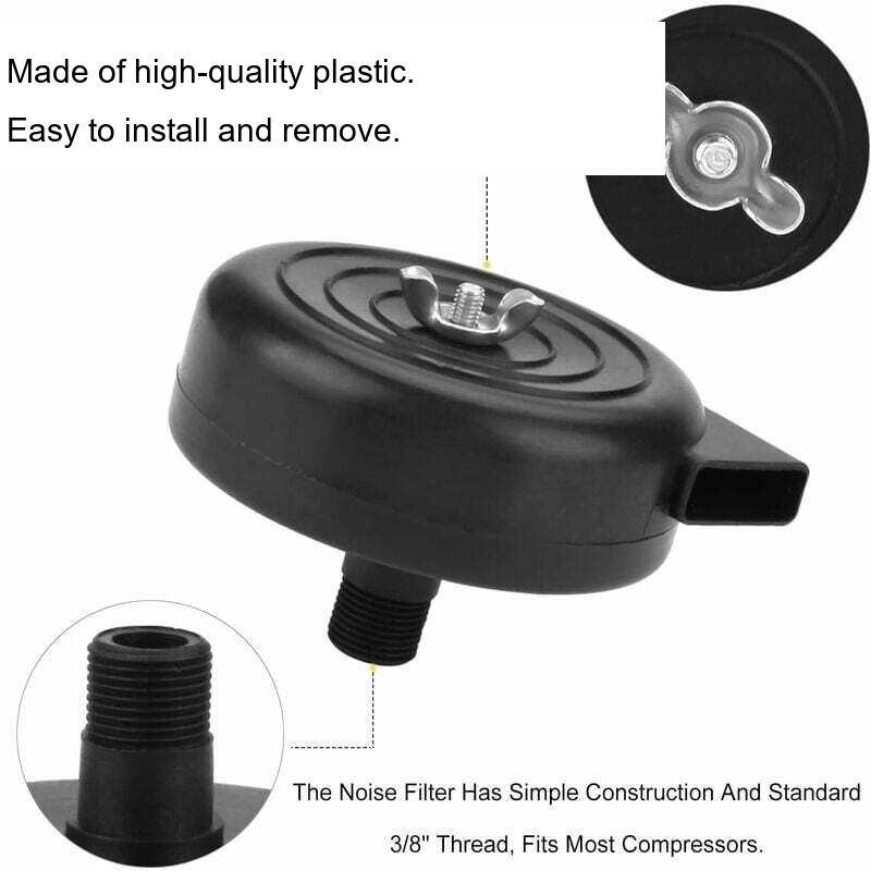 2 Pcs Air Compressor Muffler Filter Silencer, 3 8 inch 16 mm - Image 3