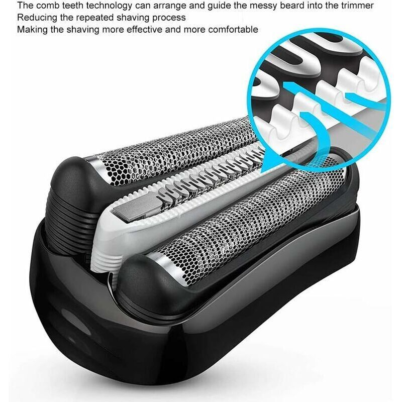 Electric Shaver Replacement Head 32B Compatible with Braun Series 3 300S 301S 310S - Image 2