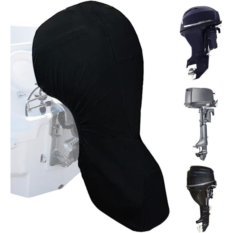 Outboard Motor Cover 420D Waterproof UV Resistant, 30-60 PS - Image 1
