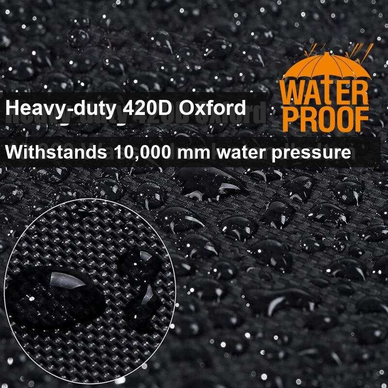 Outboard Motor Cover 420D Waterproof UV Resistant, 30-60 PS - Image 4