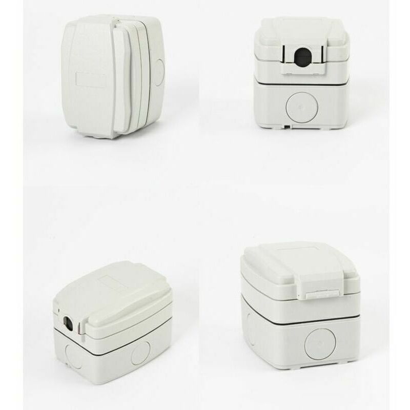 IP66 Waterproof Outdoor Wall Socket Dustproof Single Socket - Image 3