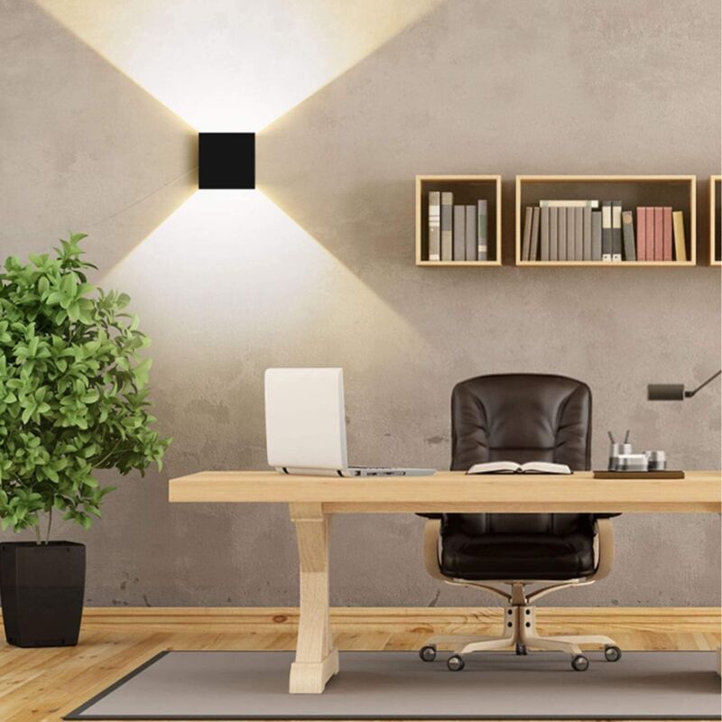 3 Pack 12W LED Wall Lights Adjustable Beam Angle IP65 Waterproof 2700-3000K Warm White - Image 4