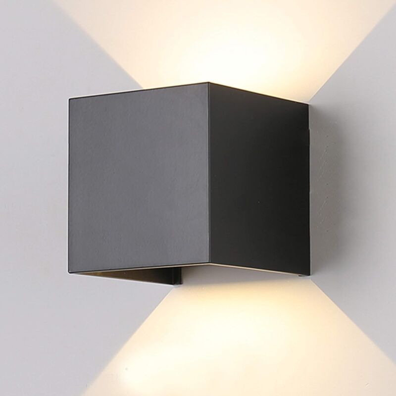 12W LED Wall Light 3000K Adjustable Beam Angle IP65 Waterproof Warm White - Image 1