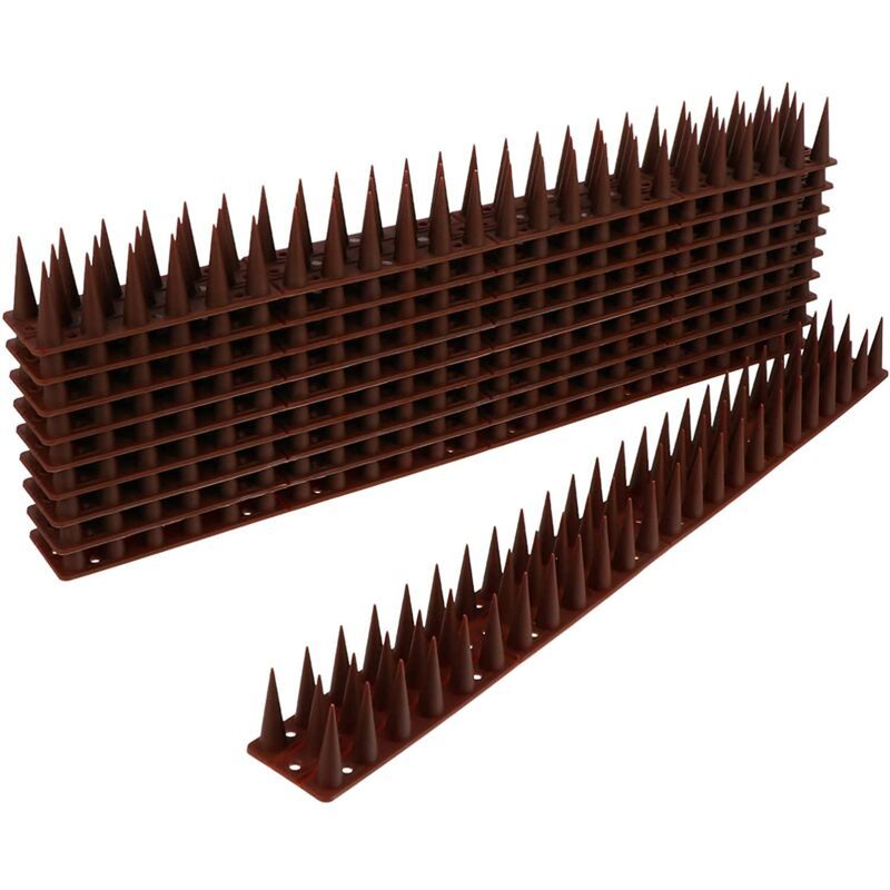 12 Pcs Anti Pigeon Spikes Bird Deterrent Strips, 5.4 m - Image 1
